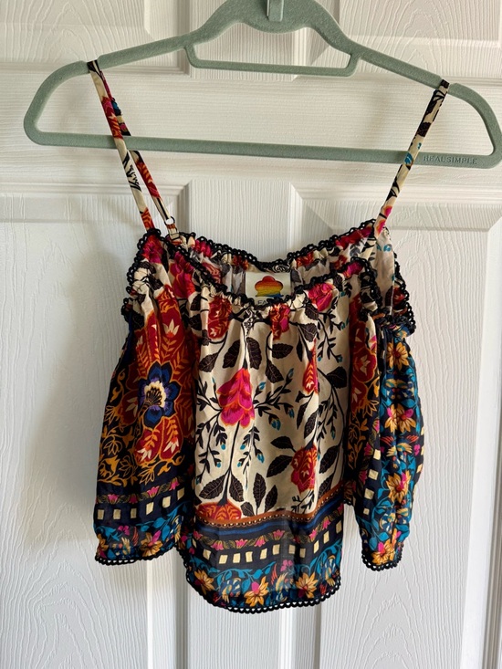 Anthropologie Tops - Anthropologie FARM RIO Floral Top XS